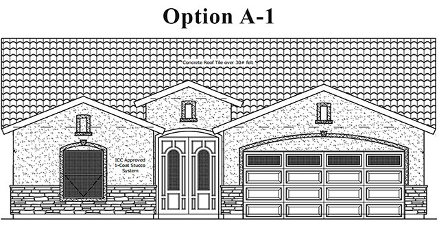 new home floor plan option 1