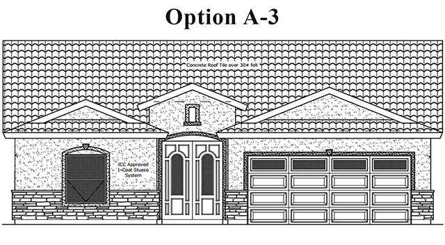 new home floor plan option 2