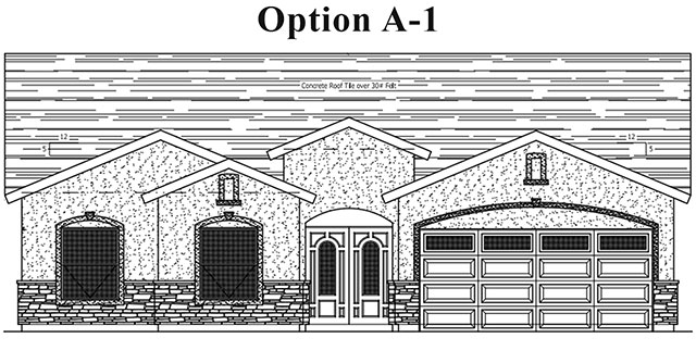 new home floor plan option 1